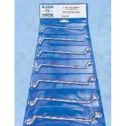 King Dick Tools King Dick TKR7M 7 Piece Metric Double Ended Ring Spanner Set 5.5 - 19mm