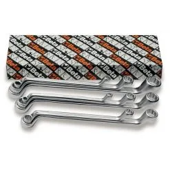 Beta Tools Beta 90/S8 8 Piece Metric Double End Deep Offset Ring Spanner Wrench Set 6-22mm