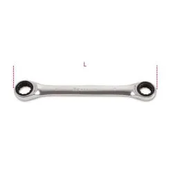 Beta Tools Beta 195 Metric Double Ended Ratcheting Ring Spanner Wrench 8x10mm
