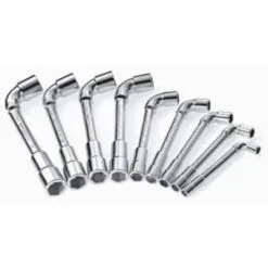 Facom 75.J9PB 9 Piece Metric Angled Socket Wrench Set 8-19mm