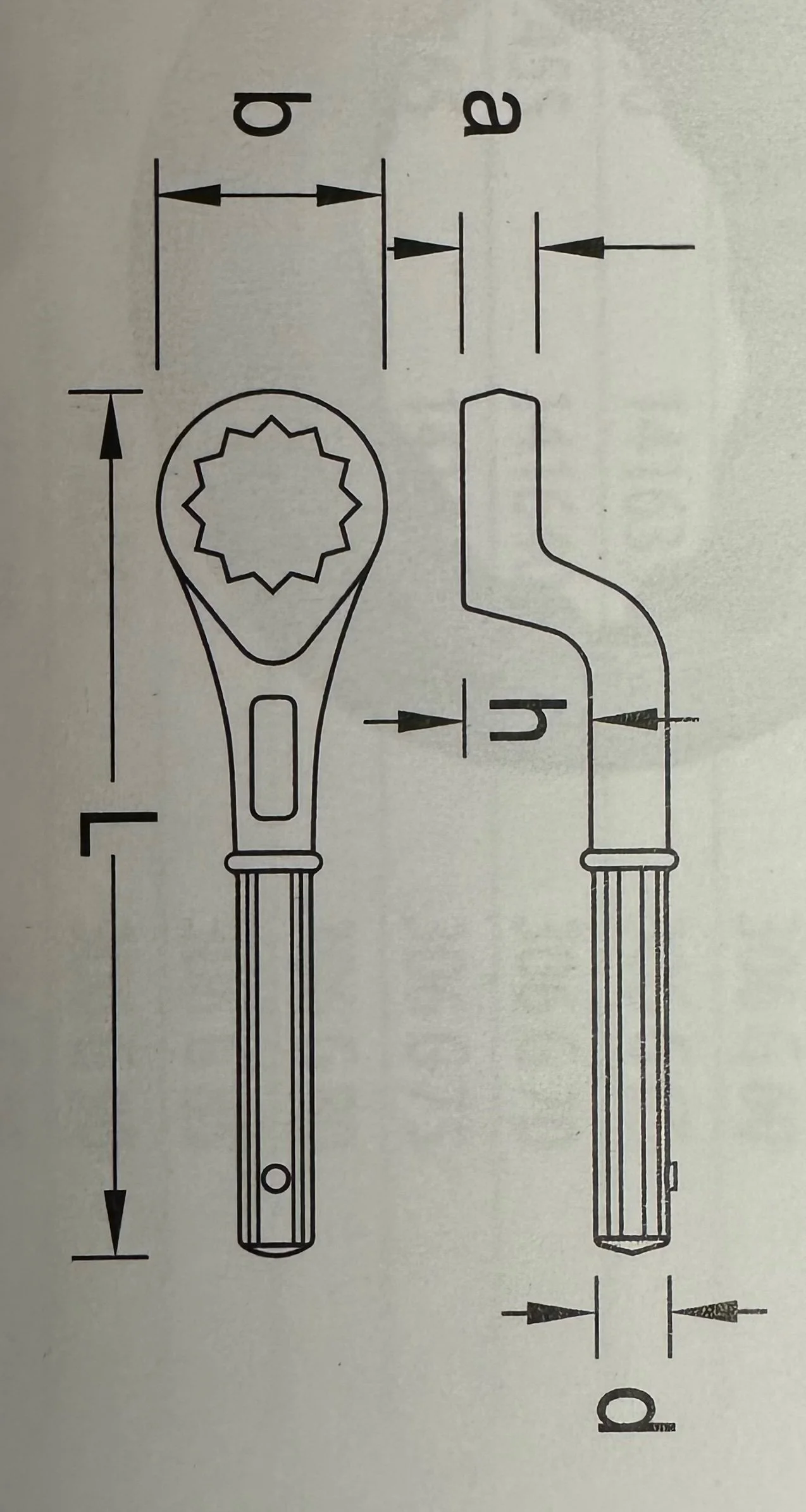 Gedore 2 A Metric Single End Ring Spanner Wrench 41mm - Image 2