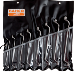 Bahco 2M/8T 8 Piece Double End Deep Offset Ring Spanner Set In Pouch 6-22mm