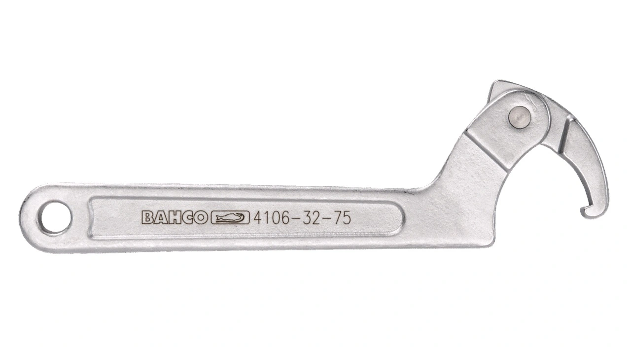 Bahco 4106 Hinged Hook Wrench 90-155mm