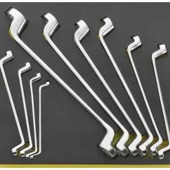 Stahlwille TCS 20/10 10 Piece Cranked Double End Ring Spanner Set In Foam Module 6x7-30x32mm