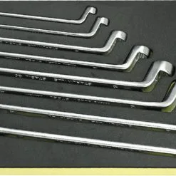 Stahlwille TCS 20/8 8 Piece Cranked Double End Ring Spanner Set In Foam Module 6x7-19x22mm