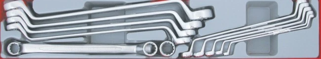 Teng Tools Teng TTX6311 Double-Ended Ring Spanner Set In Tool Box Tray 6-32mm